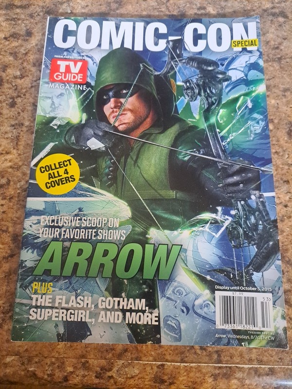 TV GUIDE 2015 COMIC CON SPECIAL  ARROW,THE FLASH, SUOERGIRL
