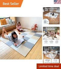 Deluxe Soft Foam Interlocking Play Mat - Perfect for Babies 0-12