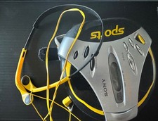 RARE Sony D-SJ15 Discman Sports CD Player with Original MDR-W014 Headphones