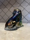 Vtg Mosser Purple Carnival Iridescent Glass Majestic Lion Figurine — photo 3