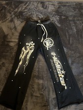 Hellstar Flare Sweatpants Black Size S New Authentic