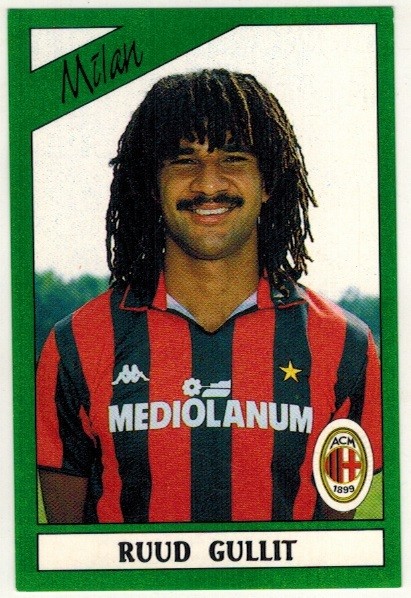 Calciatori 1987-88 Panini Sticker 161 Ruud Gullit Milan Unused