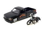 1993 Chevrolet 454SS / Harley-Davidson Bike 1:24 Scale Model - Maisto 32276-BLK
