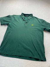 Vintage Masters Collection Shirt Mens M 60s Two-Ply Mercerized Green Golf Polo