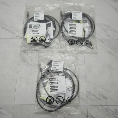 3 LOT - NEW HP Master Keyed Laptop Docking Lock AYA4AA#ABA w/ Keys & Lock