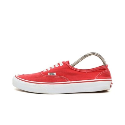 VANS Herren Authentic Schuh Rot Canvas Low Top Classic Sneaker EU 42
