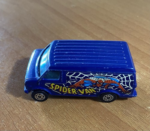1977 Corgi Juniors, set di 2: Spider-Man Spider-Van & Superman Daily planet - Foto 6 di 8