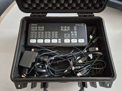 Blackmagic ATEM Mini HDMI Live Stream Switcher + Koffer & viel Zubehör