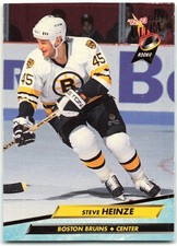 1992-93 Fleer Ultra #3 Steve Heinze Boston Bruins