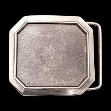 Vintage Belt Buckle Blank for Crafting with Leather, Rhinestones, etc.