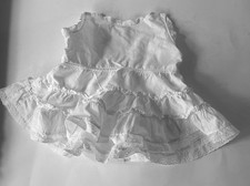 Vintage Little Girls Cotton Eyelet Slip