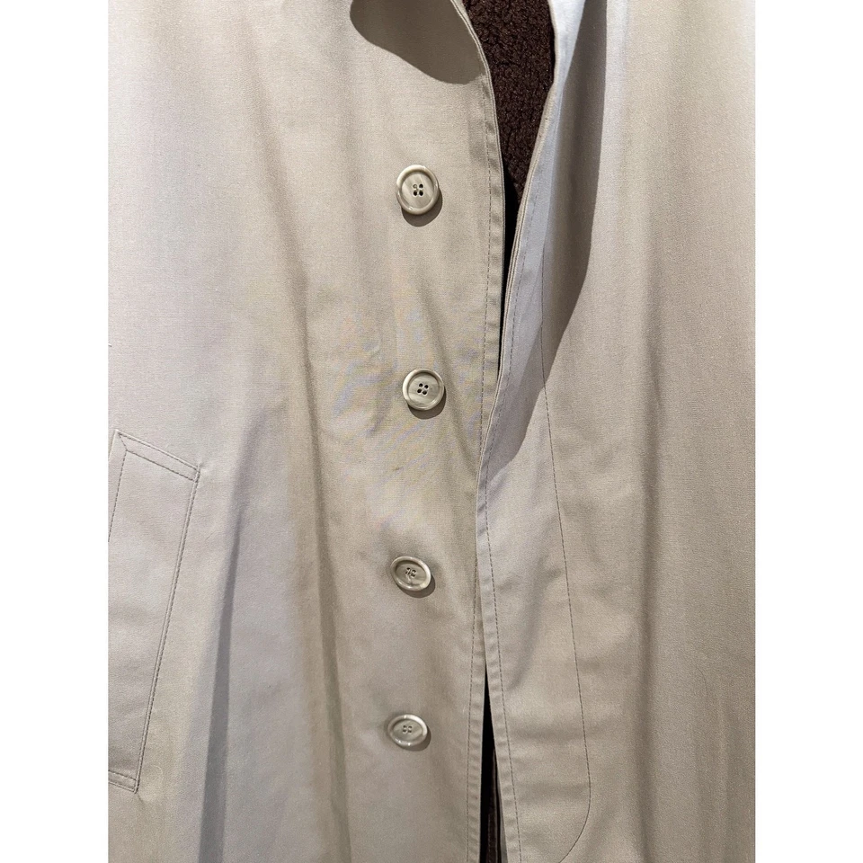 Abrigo Principal Vintage London Fog Para Hombre 38 S - Hecho en EE. UU. - Ropa Meteorológica de Distinción Foto 3 de 4