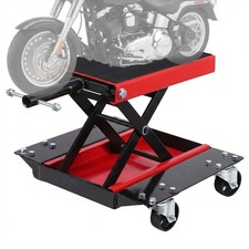500kg Motorradheber Montagebock Hebeb&uuml;hne Motorradhebeb&uuml;hne mit Rollen Bock