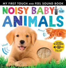 Interactive Touch and Feel Baby Animal Board Book with Sounds for Kids