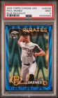 2024 Topps Chrome Update Paul Skenes Blue Raywave #76/150