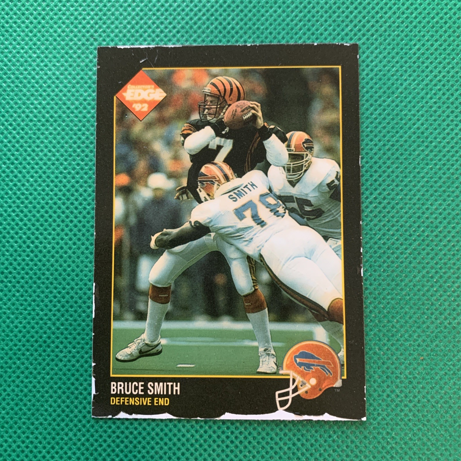 1992 Collector's Edge Bruce Smith Buffalo Bills #10 MISPRINT