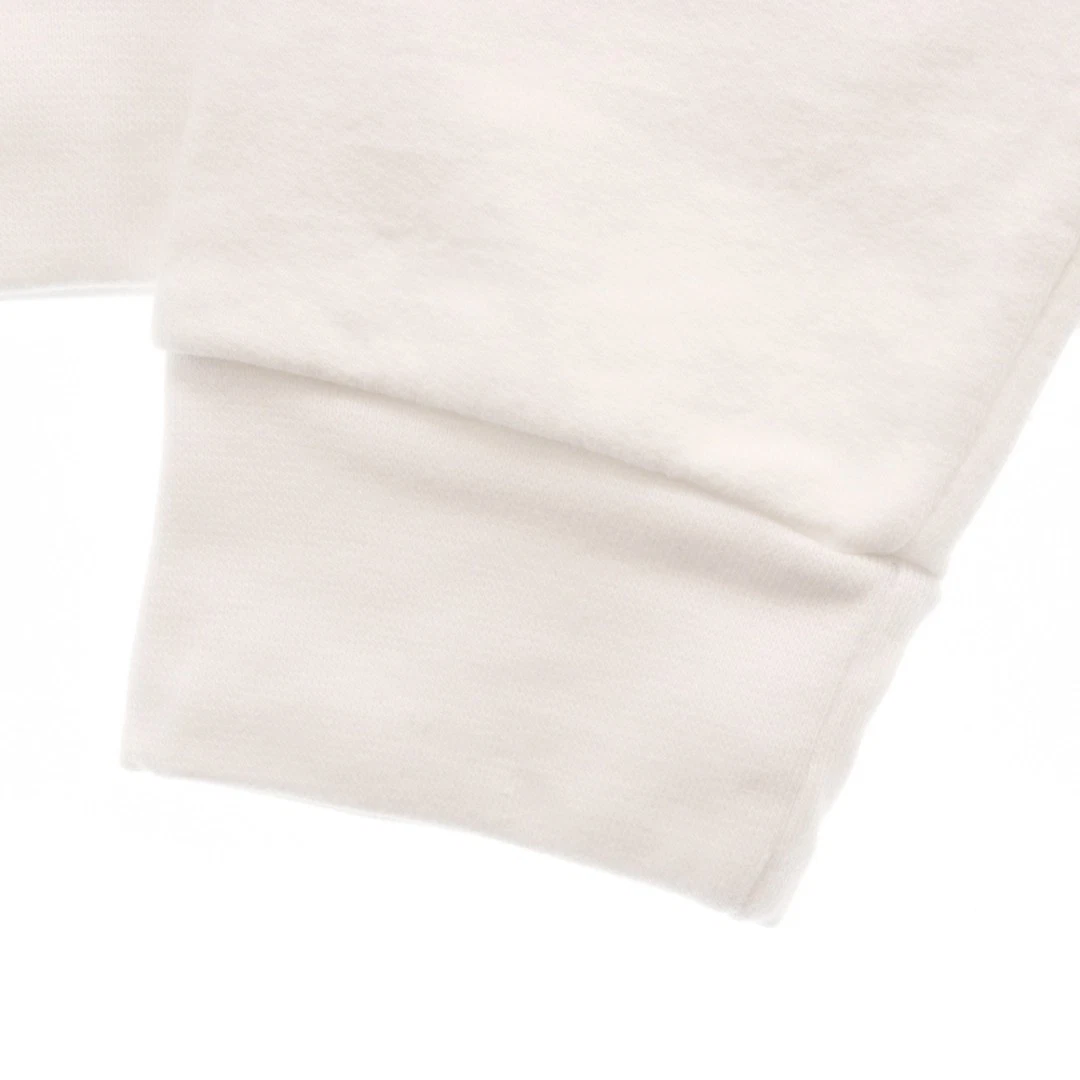 Felpa con cappuccio pullover croce floreale ferro di cavallo posteriore CHROME HEARTS WTSHRT PLVR bianca usata