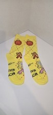 2025 McDonald  s Grinch Socks Christmas Adult Happy Meal Yellow Socks