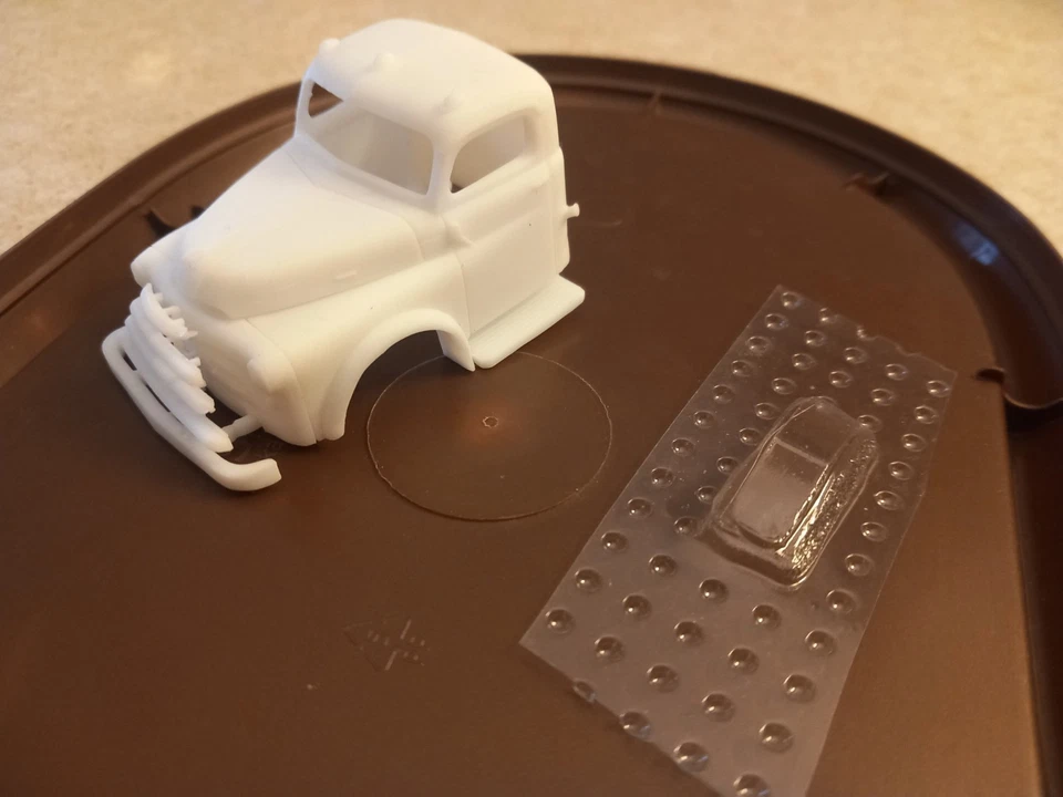1/50 o scale 3d printed 1948 Dodge B series cab code3 for custom truck handmade - Image 2 of 4