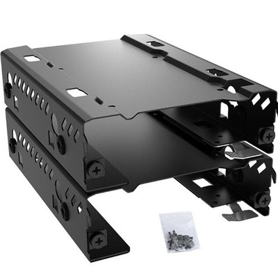  2 Stück stapelbare 3,5 / 2,5 Zoll Gehäuse HDD Festplattenmontage2145