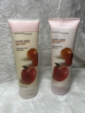 2 Bath  Body Works COUNTRY APPLE Body Cream Lotion 8 oz NEW