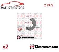 BRAKE DRUM PAIR SET REAR ZIMMERMANN 230191320 2PCS P NEW OE REPLACEMENT