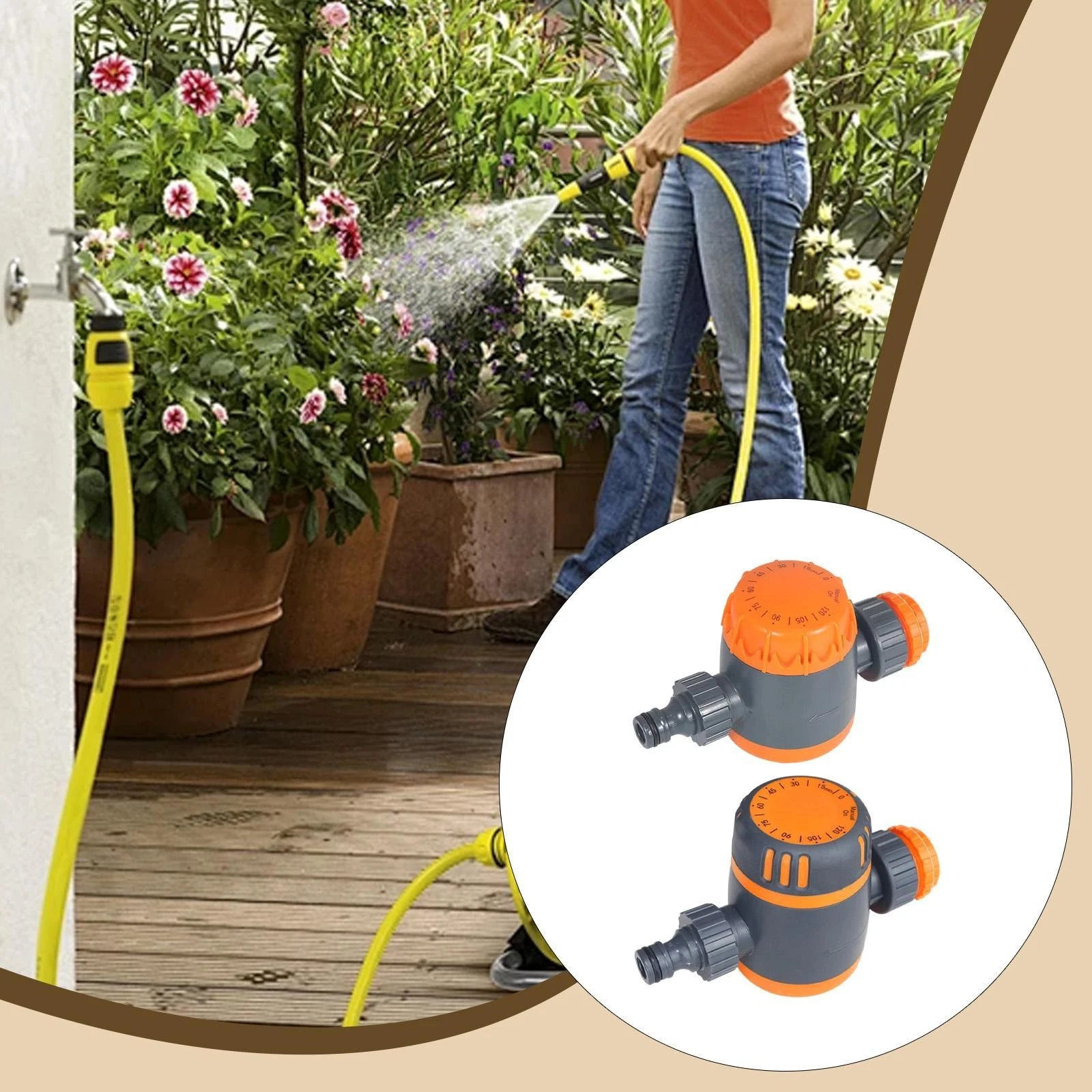 Automatic Water Timer Sprinkler Timer Converter Flowerbed Easy Connection