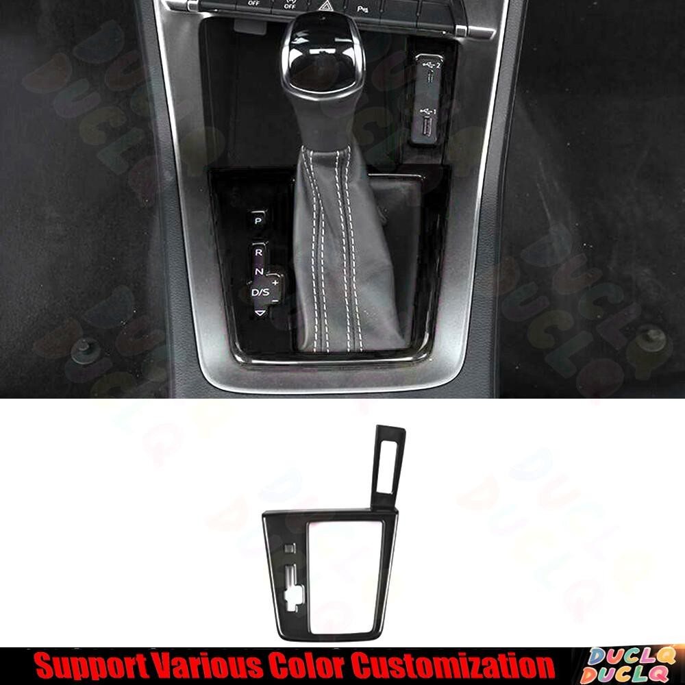 For Audi Q3 2019-2022 Bright Black Central Console Gear Shift Frame Cover Trim
