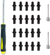 Sport Ball Inflation Valve Kit(20 Pieces), Basketball Valve Replacement Valves,