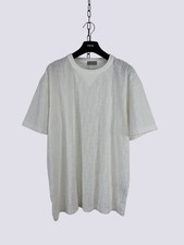T-shirt Dior Oblique Monogram Relaxed-Fit Terry cotone jacquard bianca taglia M