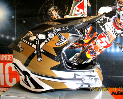 Airoh Twist 2.0 SWORD Cross Enduro MX Helm HVA L Neu Fox KTM Triumph matt Honda