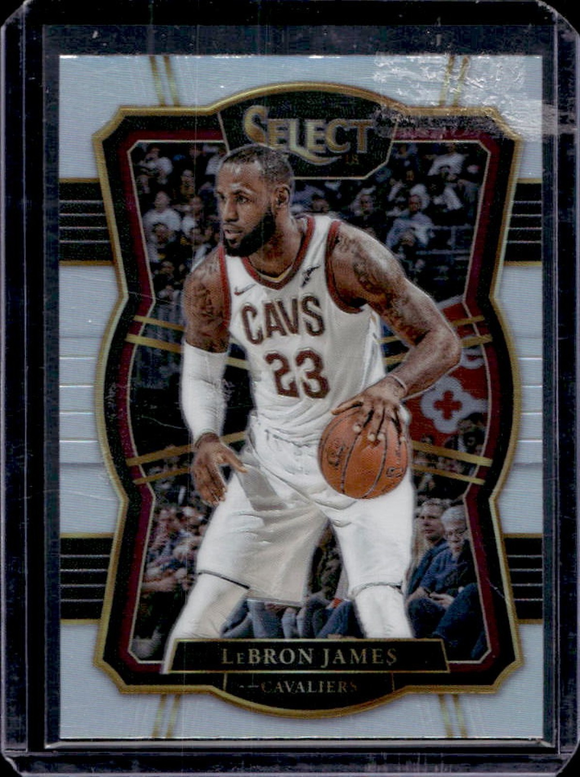 2017-18 Panini Select LeBron James Silver Prizm Premier Level #122 Cavaliers