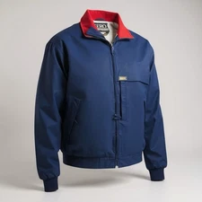 Zero Restriction Gore-Tex Navy Golfing Full Zip Windbreaker Jacket Men’s L