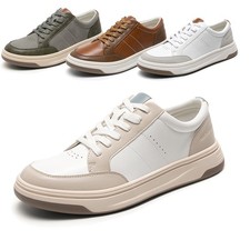 Men's Lightweight Casual Dress Sneaker Lace Up Business Casual Shoes