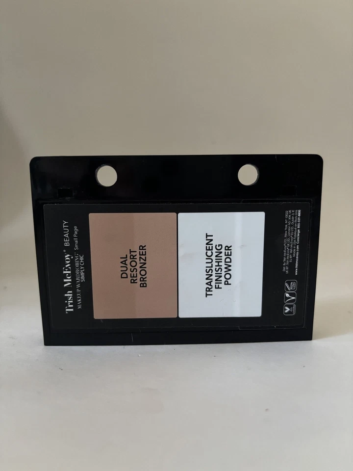 Paleta de polvo de acabado iluminador bronceador página media recargable Trish McEvoy Foto 4 de 4
