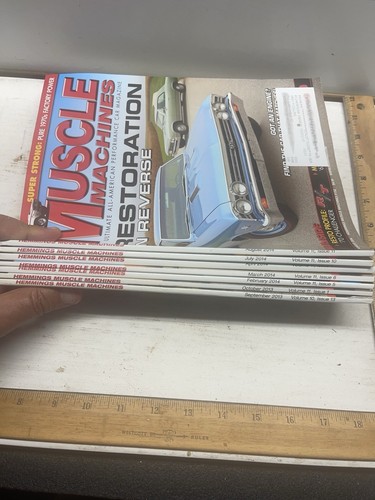 Hemmings Muscle Machines Magazine Lot Of 7 (2013/14) Classic Performance Cars - Picture 2 of 12