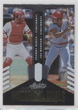 2022 Panini Absolute Historical Duals Johnny Bench Joe Morgan #HD-JM HOF 5m1