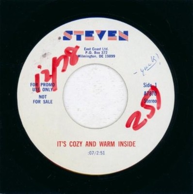 Steven - It's Cozy And Warm Inside (7'', Promo) (Very Good Plus (VG+))
