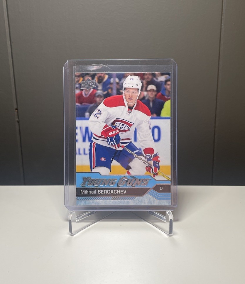 2016-17 Upper Deck #236 Mikhail Sergachev Young Guns Utah Mammoth Canadiens YG