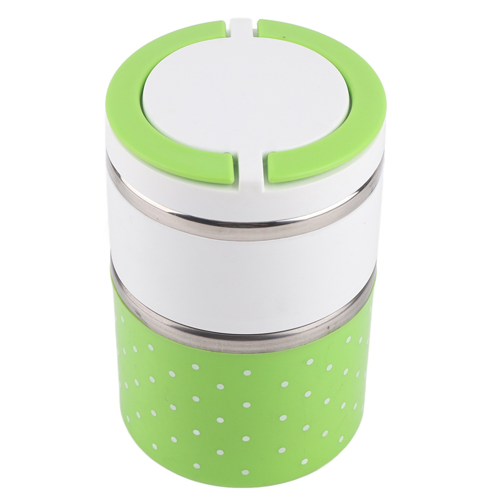 930ML 2 Layer Stainless Steel Insulation Thermal Lunch Box Food Con KRI✈️
