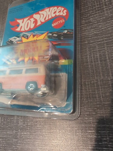 Vintage 1981 Hot Wheels Sunagon No. 3251 VW Camper Orange Mattel Original - Picture 5 of 6