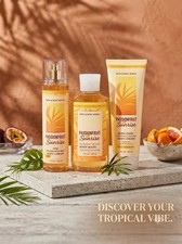Bath Body Works Electric Exotic Gift Set Body Cream Wash Fragrance Mist 3pc