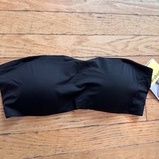 True Co True Everybody Bandeau Bra Black XL Wirefree Convertible NEW