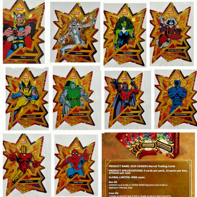 Marvel Die-Cut Pick Your Card Spider-Man Iron Man 2025 Kakawow Cosmos CM-YX
