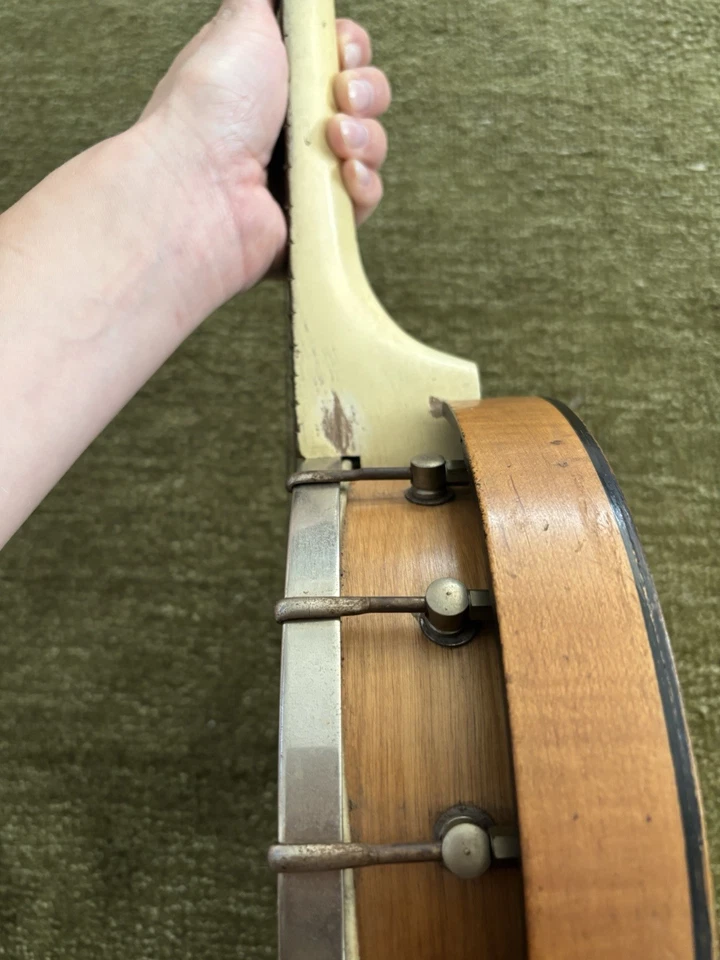 Antiguo banjolele de estante Foto 3 de 4