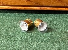 Two Original 1930's Button Style Flatface Headlight Marx Buddy-L Tin Toy Trucks