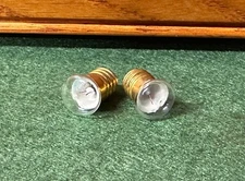 Two Original 1930's Button Style Flatface Headlight Marx Buddy-L Tin Toy Trucks