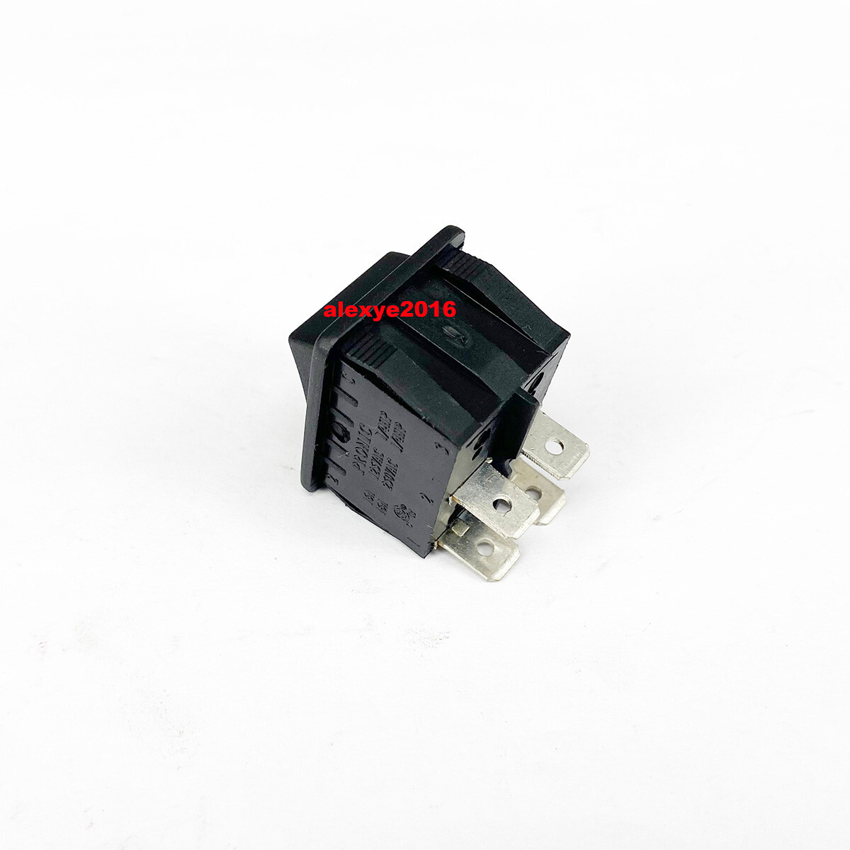 Pronic R22 Black PRONIC 16A 125/250VAC T120 R22 Rocker Switch 4 Pins ON-OFF 2 ...