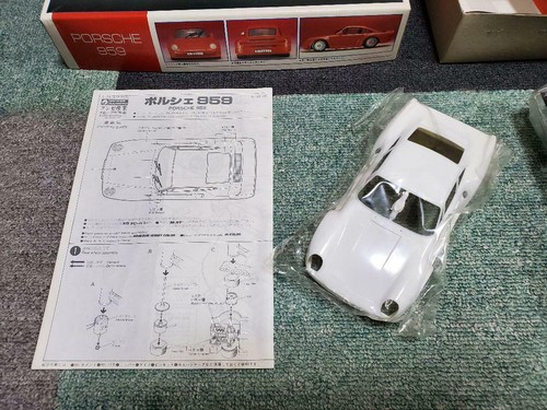 GUNZE SANGYO PORSCHE 959 1/24 SCALE VINTAGE Plastic model kit GUNZE PORSCHE - Picture 7 of 9