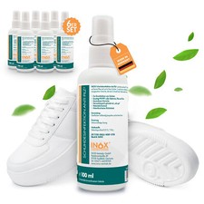 INOX® Schuhdesinfektion 6x100ml | Fuß Schuh Desinfektionsspray | Geruch Fußpilz